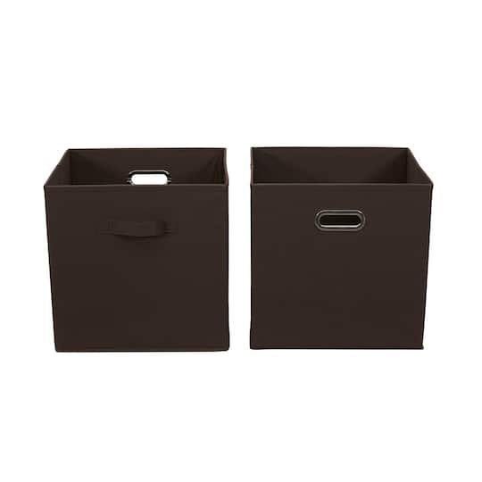 2 Pack Household Essentials 13" Fabric Storage Bins
